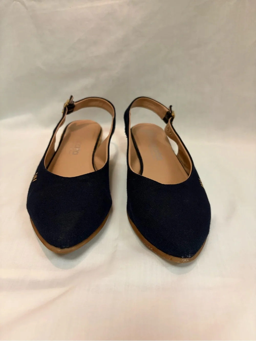 Viscata Canvas Low Wedge Espadrille Flats